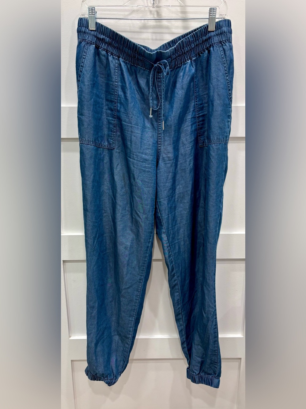 Bar III Dark Blue Relaxed Women’s Tencel Joggers